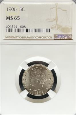 1906 Liberty Nickel MS65 NGC