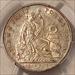 Peru 1908/7 FG Silver 1/5 Sol MS63 PCGS GSH Toning