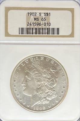 1902-S Morgan Dollar MS65 NGC
