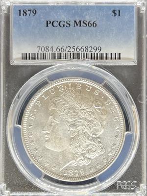 1879 Morgan Dollar MS66 PCGS