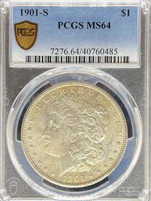 1901-S Morgan Dollar MS64 PCGS