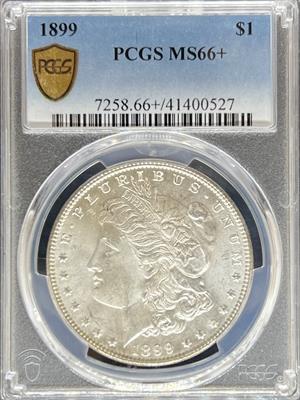 1899 Morgan Dollar MS66+ PCGS