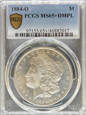 1884-O Morgan Dollar MS65+DMPL PCGS