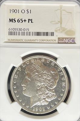 1901-O Morgan Dollar MS65+PL NGC