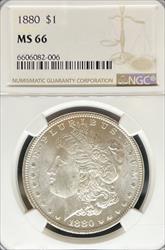 1880 Morgan Dollar MS66 NGC