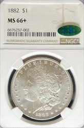 1882 Morgan Dollar MS66+ NGC CAC