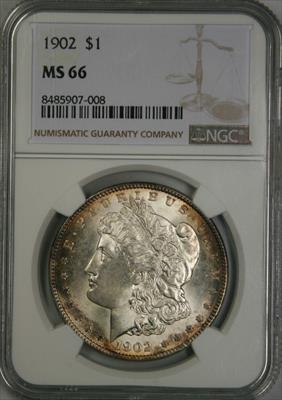 1902 Morgan Dollar MS66 NGC