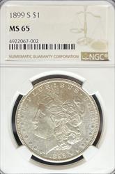 1899-S Morgan Dollar MS65 NGC