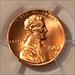 1987 D Lincoln Memorial Cent MS68 RED PCGS