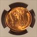 1946 D Lincoln Wheat Cent MS67 RED NGC
