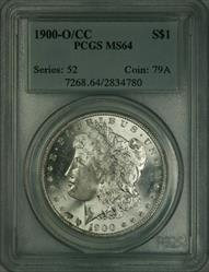 1900-O/CC Morgan Dollar MS64 PCGS