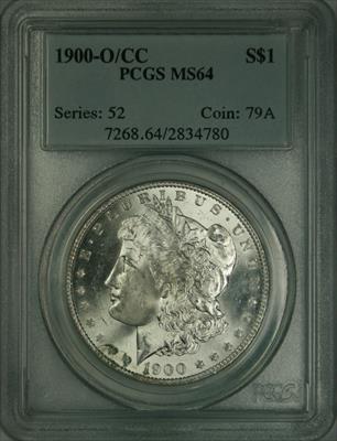 1900-O/CC Morgan Dollar MS64 PCGS