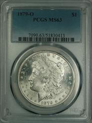 1879-O Morgan Dollar MS63 PCGS