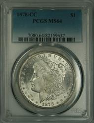 1878-CC Morgan Dollar MS64 PCGS