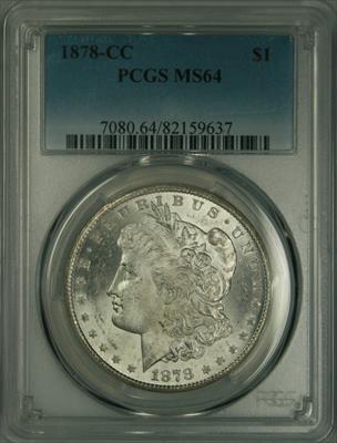 1878-CC Morgan Dollar MS64 PCGS