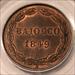 Papal States - Vatican City - Pius IX 1849 R Baiocco Year IV MS63 BN PCGS - Rare Date
