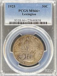 1925 50C Lexington MS66+ PCGS