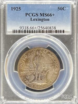 1925 50C Lexington MS66+ PCGS