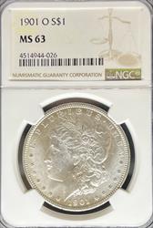 1901-O Morgan Dollar MS63 NGC