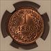 Austria Franz Joseph I 1885 Kreuzer MS64 RB NGC