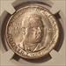 1947 Booker T Washington Commemorative Silver Half Dollar MS65 NGC Toning