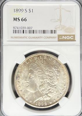 1899-S Morgan Dollar MS66 NGC