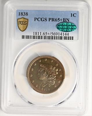 1838 CORONET HEAD 1C