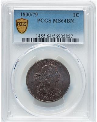 1800/79 DRAPED BUST 1C