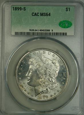 1899-S Morgan Dollar MS64 CACG