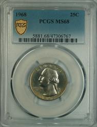 1968 Washington Quarter MS68 PCGS