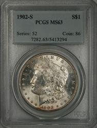 1902-S Morgan Dollar MS63 PCGS