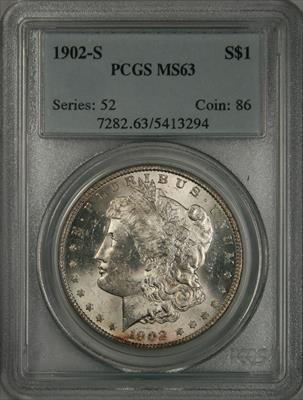 1902-S Morgan Dollar MS63 PCGS