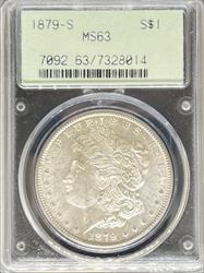 1879-S Morgan Dollar MS63 PCGS