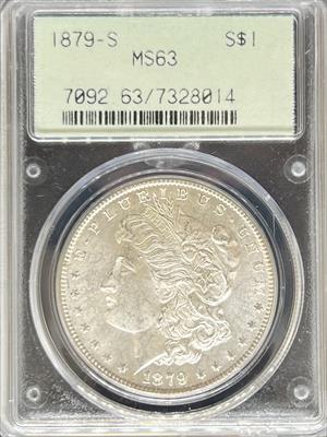 1879-S Morgan Dollar MS63 PCGS