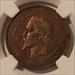 France Napoleon III 1854 MA 10 Centimes MS63 BN NGC