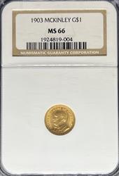 1903 G$1 McKinley MS66 NGC