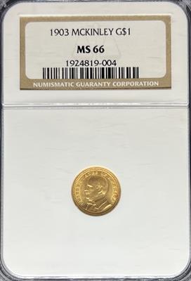 1903 G$1 McKinley MS66 NGC
