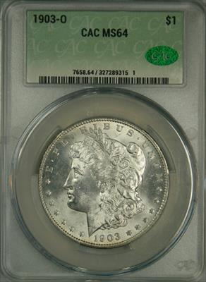 1903-O Morgan Dollar MS64 CACG