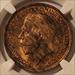 Great Britain George V 1917 Penny MS63 RB NGC