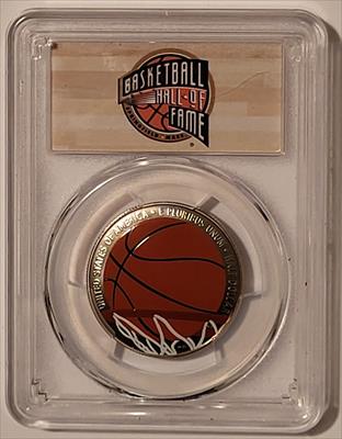 2020 S Basketball HOF Commemorative Half Dollar Colorized Proof PR70 DCAM PCGS First Strike