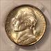 1944 S Jefferson Silver Nickel MS66+ PCGS Nice Toning