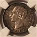 Spain Alfonso XII 1876 (76) DE M Silver Peseta AU55 NGC Toned One Year Type