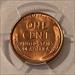 1942 S Lincoln Wheat Cent RPM Minor Variety MS66 RED PCGS
