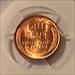 1942 D Lincoln Wheat Cent RPM Minor Variety MS66 RED PCGS