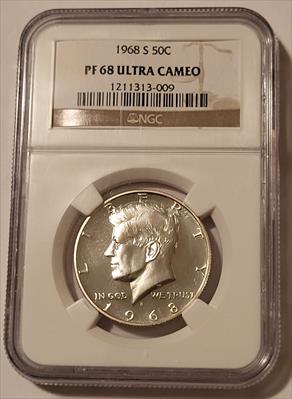 1968 S Kennedy Half Dollar Proof PF68 UC NGC