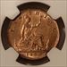 Great Britain Victoria 1890 Farthing MS64 RB Crichel House Cache Raindrop Race Wager