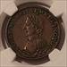 Canada (1813) 1/2 Penny Token Wellington WE-2A1 AU55 BN NGC