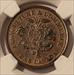Canada Montreal People's Bank 1838 1 Sou Token LC-5A3 AU55 BN NGC