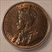 Canada George VI 1916 Large Cent MS64 RB ICG Flag Label