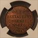 Civil War Token 1863 New York NY Charles Gentsch Cafe F-630AC-1a R3 MS62 BN NGC